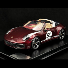 Porsche 911 Targa Heritage 4S Type 992 2020 Cherry Red 1/12 Spark WAP0239210RTRG