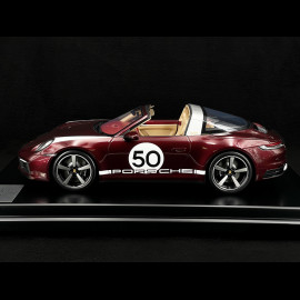 Porsche 911 Targa Heritage 4S Type 992 2020 Cherry Red 1/12 Spark WAP0239210RTRG