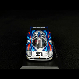 RARE - Hand-Signed by Norbert Singer - Porsche 917 LH Le Mans 1971 n° 21 Martini Larousse Elford 1/43 Minichamps WAP02004397
