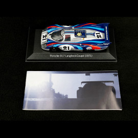 RARE - Hand-Signed by Norbert Singer - Porsche 917 LH Le Mans 1971 n° 21 Martini Larousse Elford 1/43 Minichamps WAP02004397