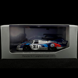 RARE - Hand-Signed by Norbert Singer - Porsche 917 LH Le Mans 1971 n° 21 Martini Larousse Elford 1/43 Minichamps WAP02004397