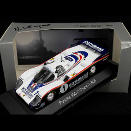 RARE - Handsigniert von Norbert Singer - Porsche 956 C Sieger Le Mans 1982 n° 1 Rothmans 1/43 Minichamps WAP02004697