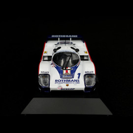 RARE - Handsigniert von Norbert Singer - Porsche 956 C Sieger Le Mans 1982 n° 1 Rothmans 1/43 Minichamps WAP02004697