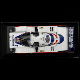 RARE - Hand-Signed by Norbert Singer - Porsche 956 C winner Le Mans 1982 n° 1 Rothmans 1/43 Minichamps WAP02004697