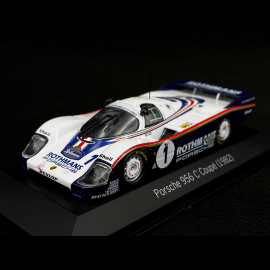 RARE - Handsigniert von Norbert Singer - Porsche 956 C Sieger Le Mans 1982 n° 1 Rothmans 1/43 Minichamps WAP02004697