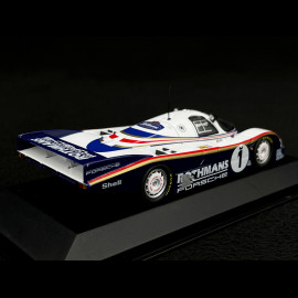 RARE - Handsigniert von Norbert Singer - Porsche 956 C Sieger Le Mans 1982 n° 1 Rothmans 1/43 Minichamps WAP02004697