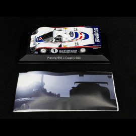 RARE - Handsigniert von Norbert Singer - Porsche 956 C Sieger Le Mans 1982 n° 1 Rothmans 1/43 Minichamps WAP02004697