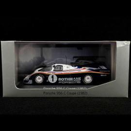 RARE - Handsigniert von Norbert Singer - Porsche 956 C Sieger Le Mans 1982 n° 1 Rothmans 1/43 Minichamps WAP02004697