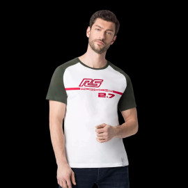 Porsche T-Shirt RS 2.7 Collection Weiß/Grün/Rot WAP950NRS2 - Herren