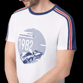 Porsche Rothmans Racing Collection T-Shirt Weiß / Blau / Rot WAP450NRTM - Herren