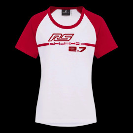 Porsche RS 2.7 Collection T-Shirt Weiß / Rot WAP952NRS2 - Damen