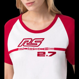 Porsche RS 2.7 Collection T-Shirt Weiß / Rot WAP952NRS2 - Damen