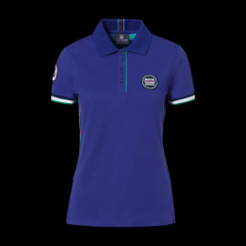 Porsche polo shirt Martini Racing Collection 917 quilted Blue / Green WAP921LMRH - women