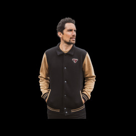 Steve McQueen Jacket Varsity Black SQ242SSM03-005 - Men