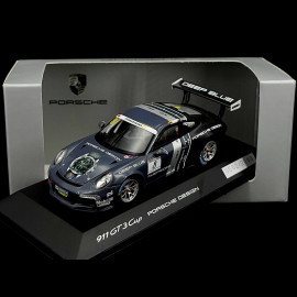 Porsche 911 GT3 Cup type 991 n° 8 2016 Deep blue Porsche Design 1/43 Spark WAP0201540H