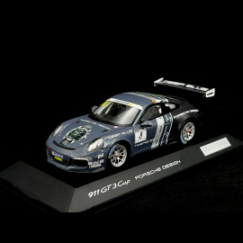 Porsche 911 GT3 Cup type 991 n° 8 2016 Deep blue Porsche Design 1/43 Spark WAP0201540H