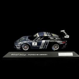 Porsche 911 GT3 Cup type 991 n° 8 2016 Deep blue Porsche Design 1/43 Spark WAP0201540H