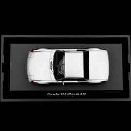 Porsche 916 1972 Silber Grau 1/43 Schuco 450918900