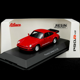 Porsche 911 Carrera 3.2 Coupe 1989 Indian Red 1/43 Schuco 450919600