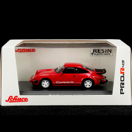 Porsche 911 Carrera 3.2 Coupe 1989 Indian Red 1/43 Schuco 450919600