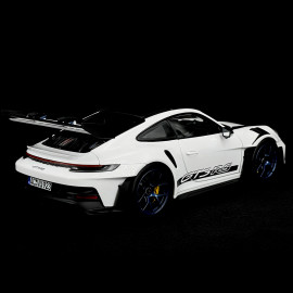 Porsche 911 GT3 RS Type 992 Pack Weissach 2022 Weiß / Indigoblau 1/18 Norev 187353