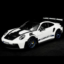 Porsche 911 GT3 RS Type 992 Pack Weissach 2022 Weiß / Indigoblau 1/18 Norev 187353