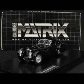 Bugatti T57S Atlantic 1937 Black 1/43 Matrix MX40205-113