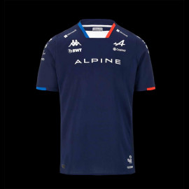 Alpine T-shirt F1 Team Esteban Ocon n° 31 Kappa Navy Blue 381Z62-A04 - men