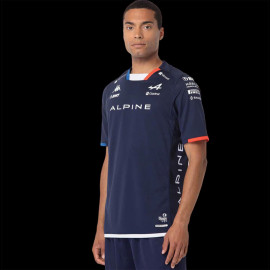 Alpine T-shirt F1 Team Esteban Ocon n° 31 Kappa Navy Blue 381Z62-A04 - men