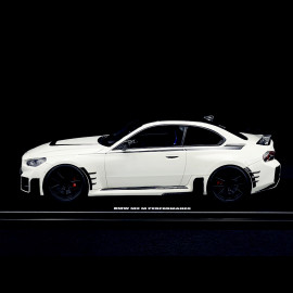 BMW M2 M Performance 2023 White 1/18 GT Spirit GT476