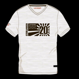 Steve McQueen T-shirt Le Mans n° 20 Flag Sand SQ242SSM05-602 - Men