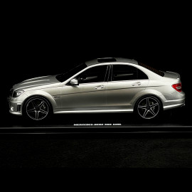 Mercedes-Benz C63 AMG 2008 Silver Grey 1/18 GT Spirit GT462