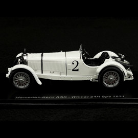 Mercedes-Benz SSK n° 2 Winner 24h Spa 1931 1/43 Spark 43SPA1931