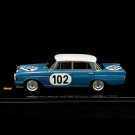 Mercedes-Benz 300 SE n° 102 Sieger 24h Spa 1964 1/43 Spark 43SPA1964