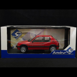 Peugeot 205 GTI 1.9L 1985 Vallelunga Red 1/18 Solido S1801702