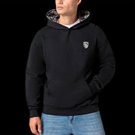 Porsche Sweatshirt 911 Turbo 50Y Collection Hoodie Black / Turbonite WAP480S50Y