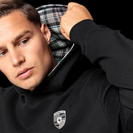 Porsche Sweatshirt 911 Turbo 50Y Collection Hoodie Black / Turbonite WAP480S50Y
