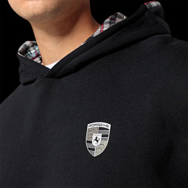Porsche Sweatshirt 911 Turbo 50Y Collection Hoodie Black / Turbonite WAP480S50Y