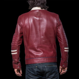 Steve McQueen Jacket Riverside Raceway 1966 Leather Dark red 27493-4010 - men