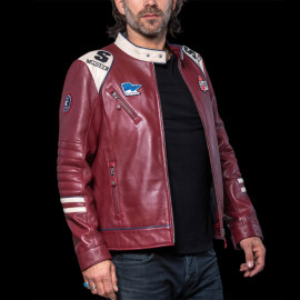 Steve McQueen Jacket Riverside Raceway 1966 Leather Dark red 27493-4010 - men