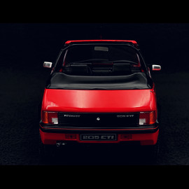 Peugeot 205 CTI 1986 Vallelunga Red 1/18 Solido S1806201