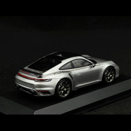 Porsche 911 Turbo 50 Jahre Jubiläum Typ 992 2024 GT Silbergrau 1/43 Minichamps WAP0202110S50Y