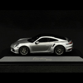 Porsche 911 Turbo 50 Jahre Jubiläum Typ 992 2024 GT Silbergrau 1/43 Minichamps WAP0202110S50Y