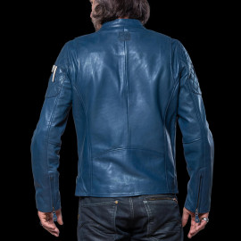 Steve McQueen Jacke Le Mans 1971 Leder Königsblau 27502-0012 - Herren