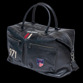 Maxi Ledertasche Steve McQueen Le Mans 1971 Weekender 72h Schwarz 27489-3046