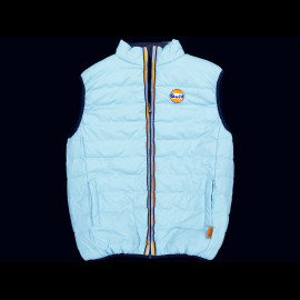 Gulf Reversible Jacket ärmellos wattiert himmelblau und marineblau GU242KS552-225 - Herren