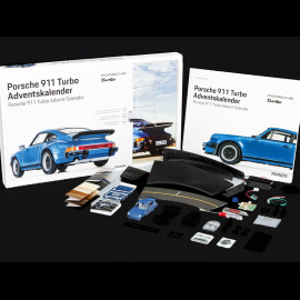 Porsche 911 Turbo Advent calendar 2024 metallic blue 1/43 Franzis 67221