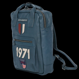 Backpack bag Steve McQueen 24h Le Mans 1971 Matt Royal Blue 27491-0012