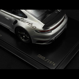 VERY RARE Porsche 911 Turbo Type 992 50th Anniversary GT Silver 1/18 Spark WAP0212120S50Y