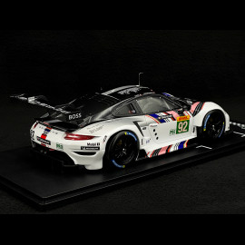 Porsche 911 RSR-19 Typ 991 n° 92 Goodbye 8h Bahrain 2022 1/18 Ixo LEGT18-23030